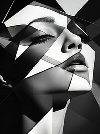 Portrait abstrait moderne sur SPEQ ART