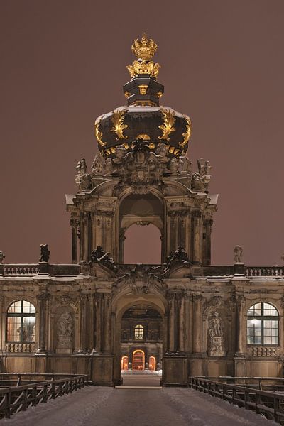  Kronentor am Zwinger Dresden van Gunter Kirsch
