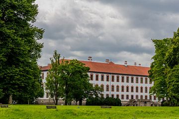 Paysage de parc à couper le souffle au château d'Elisabethenburg sur Oliver Hlavaty