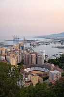 Malaga at Sunset from Mirador de Gibralfaro
