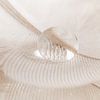 Abstract calming panorama: A drop resting on a feather by Marjolijn van den Berg