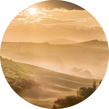 Toscane landschap in Italië. Breed XXL-panorama van Voss Fine Art Fotografie