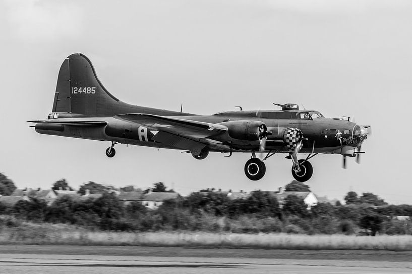 Boeing B-17G Flying Fortress "Sally B" deployed the landing at Duxford during the  by Jaap van den Berg