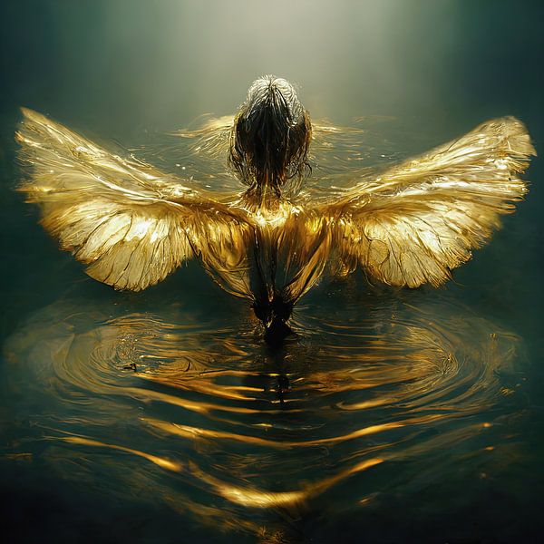 The birth of a water angel part 3 by Anne Loos