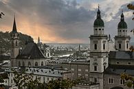 Oude barok stad Salzburg van Sran Vld Fotografie thumbnail