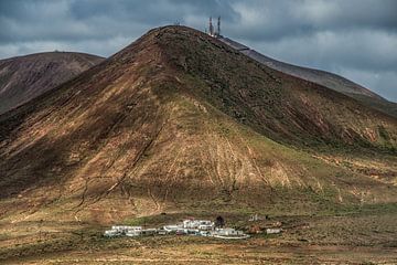 Landschap in centraal lanzarote, Canarische Eilanden