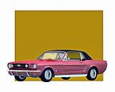 Classic car –  Oldtimer Ford Mustang 1964 retracted roof by Jan Keteleer thumbnail