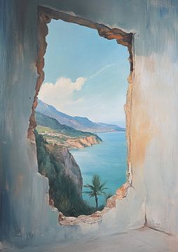 Kustzicht | Coastal Gaze van OMG Art
