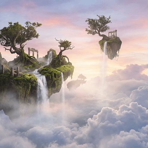 Surrealistisch landschap