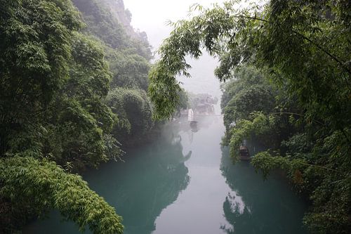 Segeln durch den Bambuswald