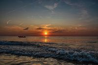 Sonnenuntergang auf Kijkduin