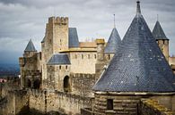 Towers of Carcassone, medieval city von Luis Boullosa Miniaturansicht