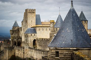 Towers of Carcassone, medieval city von Luis Boullosa
