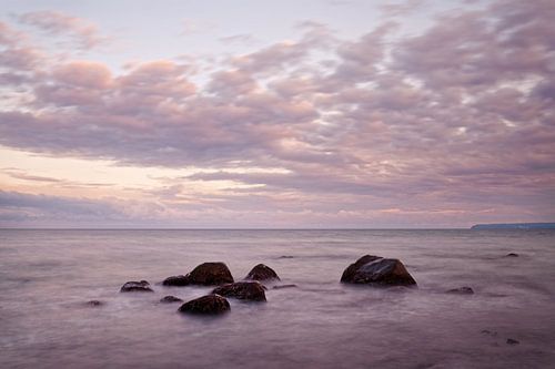 Ambiance de soirée à la mer Baltique