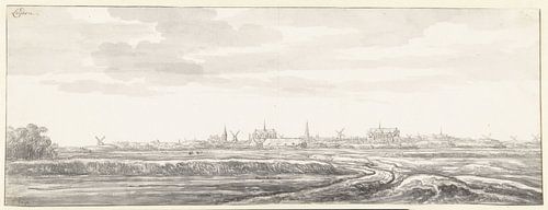 Gezicht op Leiden, Aelbert Cuyp