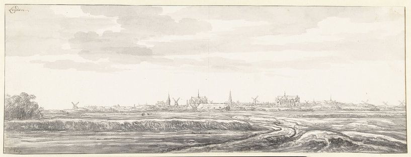 View of Leiden, Aelbert Cuyp by Masterful Masters