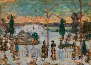Maurice Predgast Schnee im April von finemasterpiece Miniaturansicht