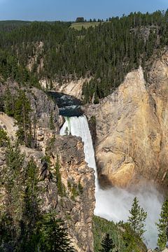 Lower Falls, Yellowstone National Park, USA by Jeroen van Deel