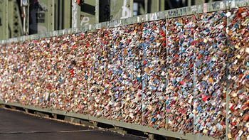 Liebesschlösser in Köln