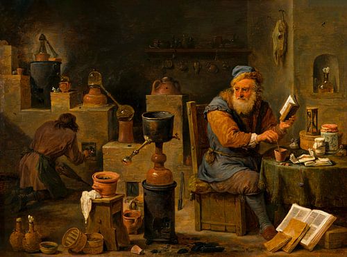 De alchemist, David Teniers II
