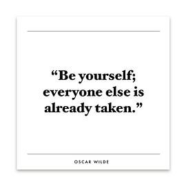 Inspiratie quote | Oscar Wilde van Kirsten Langmuur