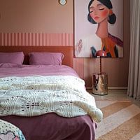 Photo de nos clients: Portrait moderne aux couleurs pastel par Carla Van Iersel, sur ArtFrame