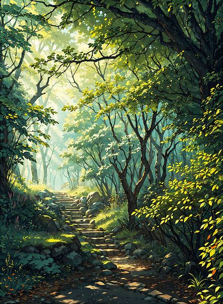 Wald-Landschaft von Grimmer Baby