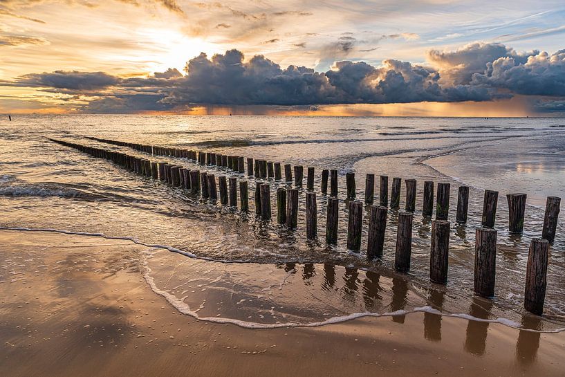 Entlang der Küste von Zeeland von Ria Overbeeke