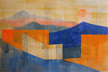 Landschap abstract van Modern Collection