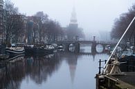 Amsterdam früh morgens von Inge van den Brande Miniaturansicht