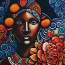 The girl with the ebony color by Jan Keteleer (JanKé): A Journey Beyond the Canvas thumbnail