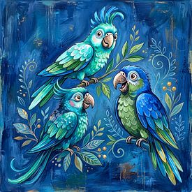 Sprechende Papageien von Jutta Maria Pusl