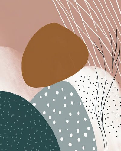 Abstraction moderne, formes organiques