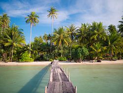 La plage du paradis tropical de Koh Kood