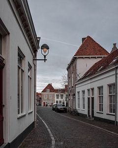 Gezellige straat in Bergen op Zoom