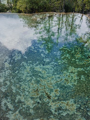 Reflectie in een meer | China