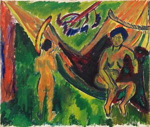 Max Pechstein, Dans le hamac, 1910