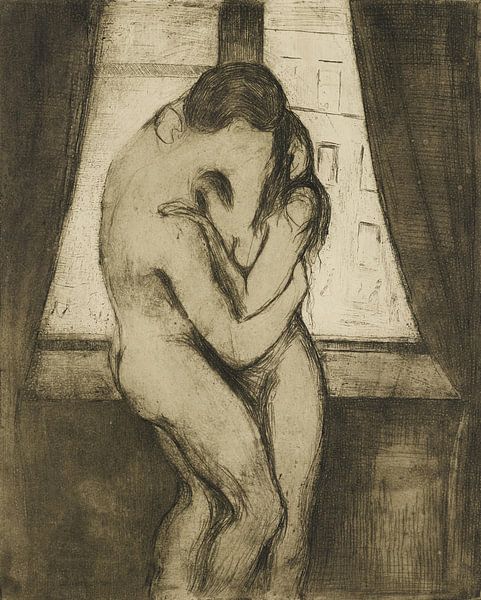 Le Baiser, Edvard Munch par Meesterlijcke Meesters
