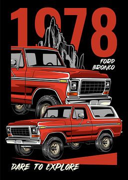 1978 Ford Bronco Auto van Adam Khabibi