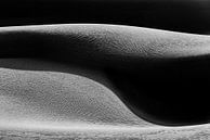 Zandduin in zwart-wit met schaduw | Iran van Photolovers reisfotografie thumbnail