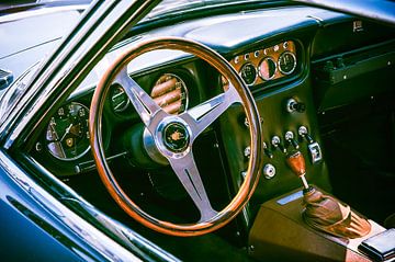 Lamborghini 350 GT classic sports car dashboard by Sjoerd van der Wal Photography
