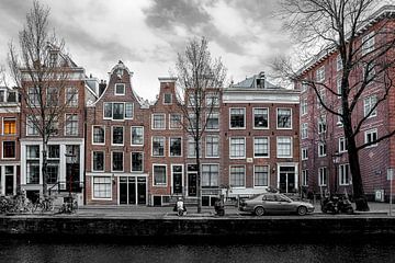 Leidsegracht Amsterdam van Johnny van der Leelie