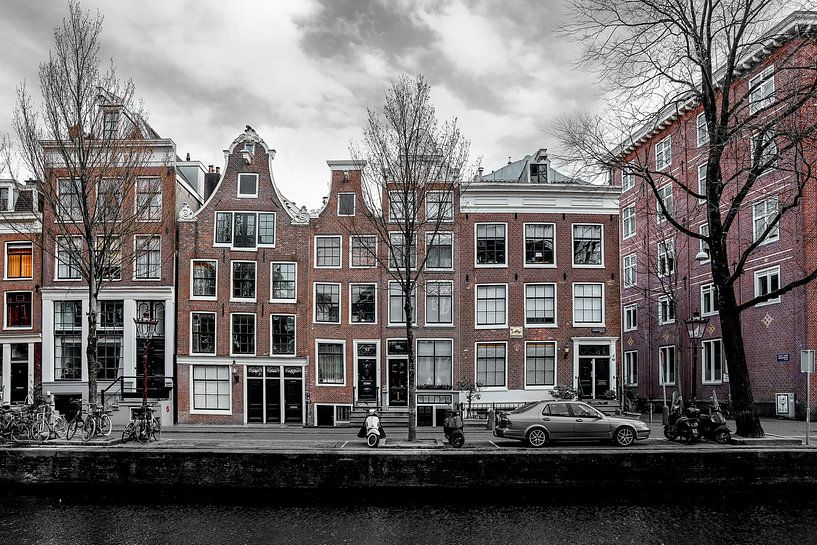 Leidsegracht Amsterdam von Johnny van der Leelie