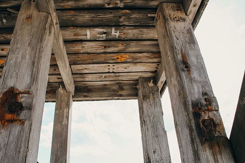 Terschelling Haus auf den Kopf gestellt