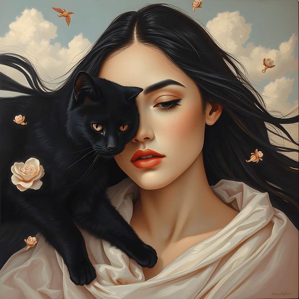 Surrealist portrait by Jolique Arte