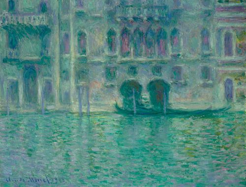 Palazzo da Mula, Venetië, Claude Monet