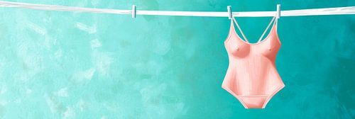 Zwemkleding opgehangen om te drogen