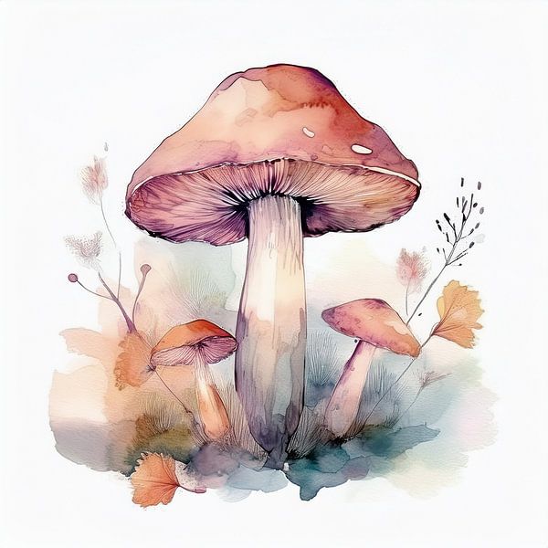 Champignons d'automne par Evelien Prins