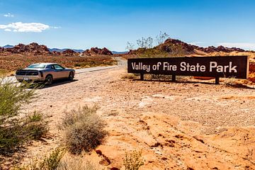 Valley of Fire state park - Nevada - Las Vegas van Martijn Bravenboer