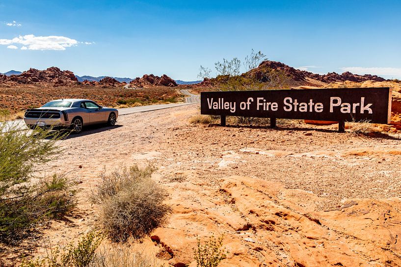 Valley of Fire state park - Nevada - Las Vegas von Martijn Bravenboer